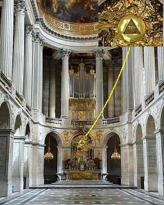 Triforce au Palais de Versailles